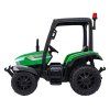 Dětský elektrický traktor BLAST s přívěsem zelený07