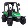 Dětský elektrický traktor BLAST s přívěsem zelený05