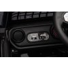 Elektrické autíčko OFFROAD černé 12V Vysoký podvozek, široké sedadlo, Odpružené nápravy, 2,4 GHz Dálkové ovládání LED světla