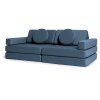 Dětská rozkládací pěnová pohovka SHAPPY PLAY (Barva Navy Blue)