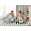 Dětské rozkládací pěnové křeslo LUMI manšestr (Barva Sky Sugar)
