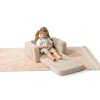 Dětské rozkládací pěnové křeslo LUMI TEDDY (Barva Light Beige)