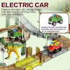 Dinosauří závodní dráha s elektrickým autíčkem 84 dílů3