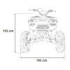 pojazd quad spalinowy 200cc monster czerwony (20)