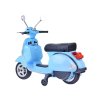 Dětská Vespa elektrický skútr modrý10