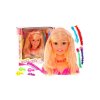 Česací hlava na stylizací účesů s doplňky blond1