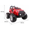 Pojazd Ford Ranger MONSTER 4 4 Czerwony [34193] 1200