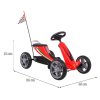 Dětská šlapací motokára Ferrari červené