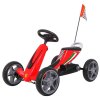 Dětská šlapací motokára Ferrari červené
