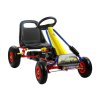 Dětská šlapací motokára Turbo žlutá