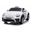 Dětské elektrické auto Volkswagen Beetle Dune bílé