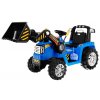 2748 1 detsky elektricky traktor 2x45w modry