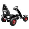 Duzy Gokart Pompowane Kola Czarny [36612] 1200