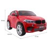 Pojazd BMW 6M 2 os L Lakierowany Czerwony [38376] 1200