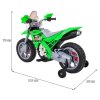 Dětská elektrická motorka Cross zelená (7)