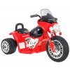 Dětská elektrická motorka červená