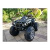 Dětská elektrická čtyřkolka ATV s ovladačem, EVA kola černá