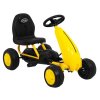 Dětská šlapací motokára žlutá6