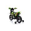 Dětská elektrická motorka Cross zelená03