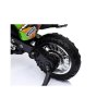 Dětská elektrická motorka Cross zelená07