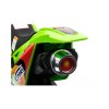 Dětská elektrická motorka Cross zelená08