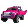 Dětské elektrické autíčko Ford Ranger Wildtrak 4x4 dvoumístné růžové01