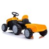 mamido dětský elektrický traktor s vlečkou žlutý (5)