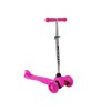 Dětská koloběžka tříkolová LED růžová6