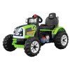 Dětský elektrický traktor Kingdom zelený