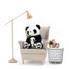 Plyšová panda s dítětem 60 cm