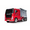 Dětské elektrické autíčko kamion s návěsem červené 9