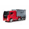 Dětské elektrické autíčko kamion s návěsem červené 11