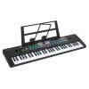 172558 1 detsky keyboard cerny s mikrofonem