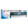 172558 3 detsky keyboard cerny s mikrofonem