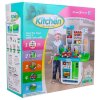 Velká dětská kuchyňka, chladnička, trouba, dřez modrá