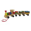 Dřevěný vláček s kostkami