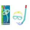 Potápěčské brýle a šnorchl zelené01