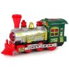 Vánoční lokomotiva Světla Zvuk Zelené na baterky2