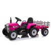 Elektrický traktor s vlečkou T2 Blow růžový (1)