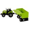 Traktor s přívěsem zvuky a světly zelený