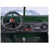 Dětský elektrický Jeep Willys 4x4 třímístný zelený07