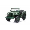 Dětský elektrický Jeep Willys 4x4 třímístný zelený1