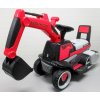 Dětský elektrický bagr C3 červený