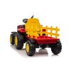 Dětský elektrický traktor s vlečkou 12V 7Ah červený10