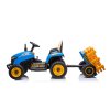 Dětský elektrický traktor BBH 030 s přívěsem modrý11