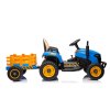 Dětský elektrický traktor BBH 030 s přívěsem modrý20