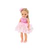 pol pl Lalka Rozowa Sukienka Dlugie Wlosy Spinka Szczotka 38cm 18173 2