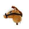 Kůň na tyči Hobby Horse se zvuky hnědý