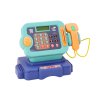 Pokladna s mincemi pro výuku počítání se světly a zvuky modrá