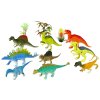Sada barevných figurek dinosaurů, 9 kusů